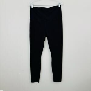 Hypertek High Waisted Black Ankle Leggings Women’s Size L